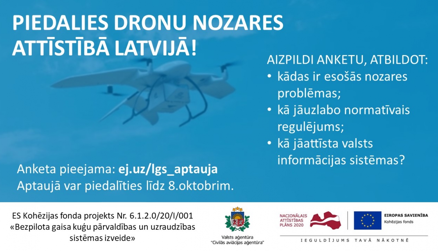 dronu nozares attīstība latvijā